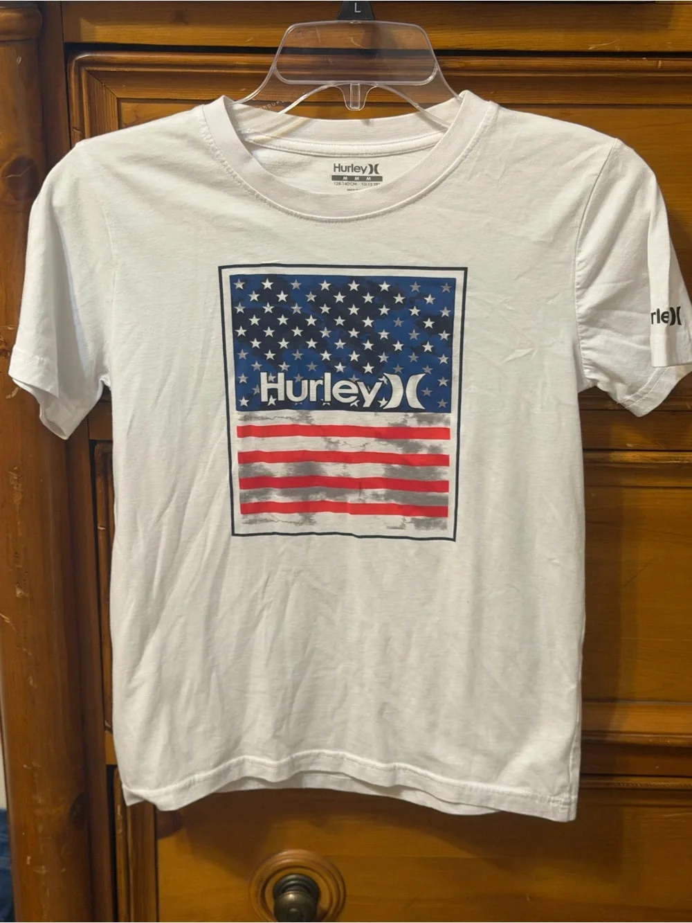 Hurley Boys White Flag Graphic Tee